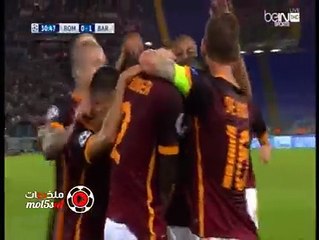 Alessandro Florenzi Amazing Goal AS Roma vs Barcelona