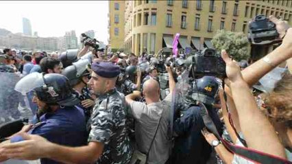 La escalada de protestas en Beirut deja al menos 29 heridos