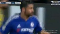 Diego Costa 3:0 Super Goal | Chelsea v. Maccabi Tel Aviv 16.09.2015 HD