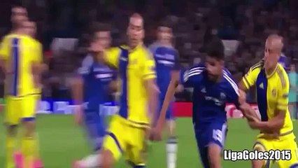 Oscar Goal - Chelsea vs Maccabi 2-0 (Champions League 2015) HD