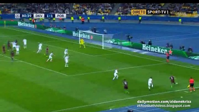 Vincent Aboubakar 1:2 | Dynamo Kyiv v. FC Porto 16.09.2015 HD