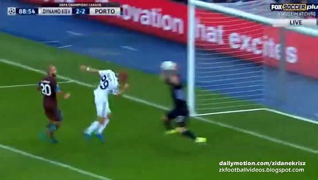 2-2 Vitaliy Buyalskyy Goal | Dynamo Kyiv v. FC Porto 16.09.2015 HD