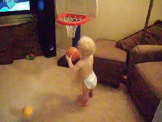 Learning to play basketball by baby funny full video u love it | 2015 latest funny video and cilp
