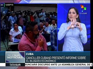 ONU discutirá informe de Cuba sobre bloqueo de EE.UU.