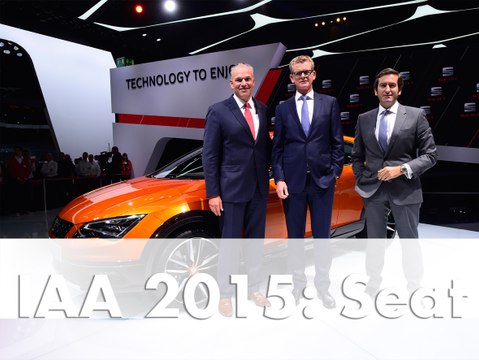 IAA 2015 Seat: Weltpremiere des Ibiza Cupra und Leon Cross Sport