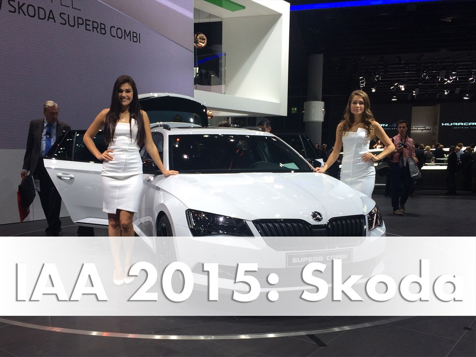 IAA 2015 Skoda: Skoda Superb Combi Sport Line feiert Weltpremiere