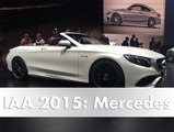 IAA 2015 Mercedes: Weltpremiere des S-Klasse Cabriolet