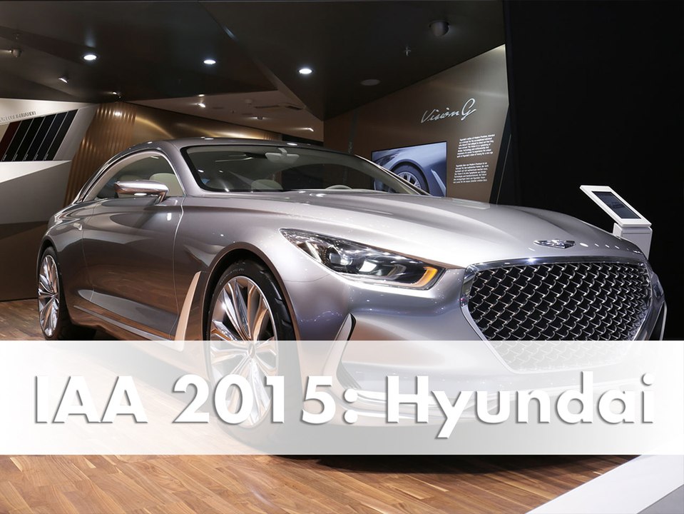 IAA 2015 Hyundai: Weltpremiere der Studie Vision G und i20 Active