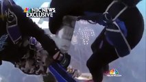 Skydivers Escape A Plane Crash
