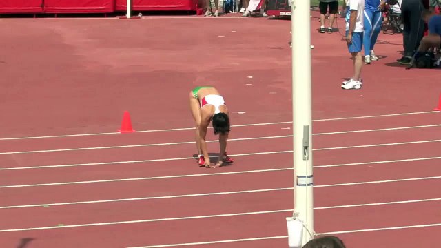 A beautiful Hungarian heptathlete's High Jump