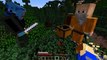 Minecraft Adventure - Sharky and Scuba Steve -FIGHTING KUNG FU PANDA