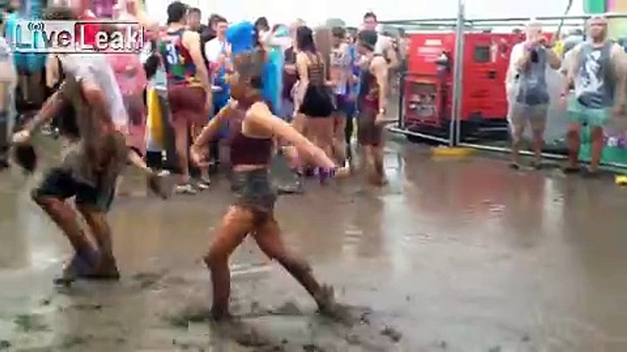 Festival mud worms