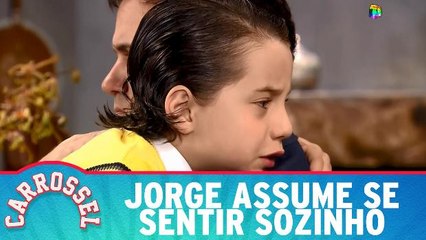 Jorge assume se sentir sozinho