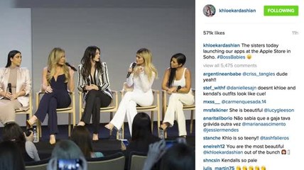 Las hermanas Kardashian/Jenner se toman la tienda Apple