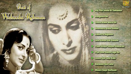 Best Of Waheeda Rehman Songs - Hit Bollywood Collection - Jukebox - Full Songs