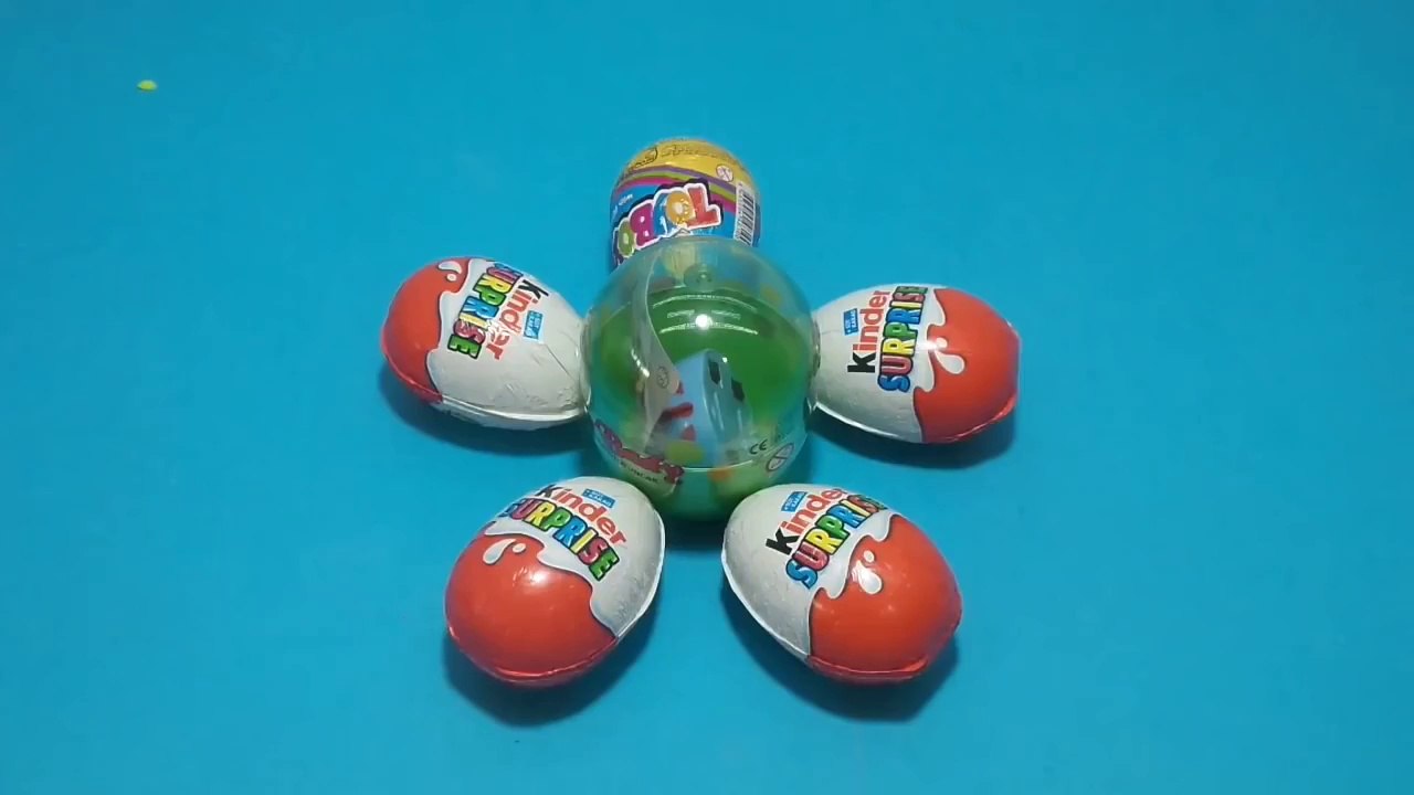 6 Surprise Egg! Kinder Surprise Toybox and Surprise Toy