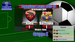 Roma Barcellona 1-1 Gol di Suarez e Florenzi - Champions League