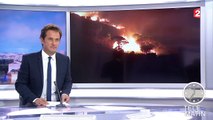 Pyrénées-Orientales : un violent feu de forêt fait une victime parmi les pompiers