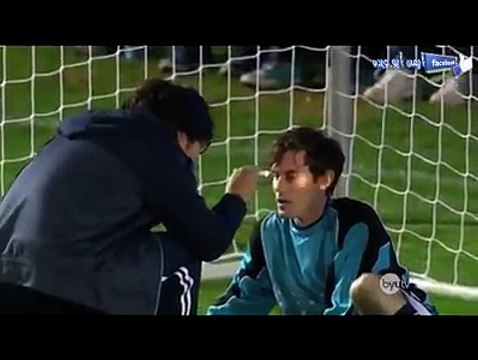 Soccer Player Scores Amazing Corner Shot Goal