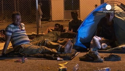 Pochi profughi a Horgos dopo gli scontri