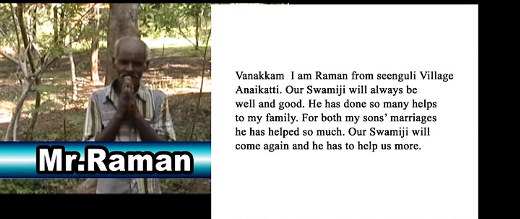 Speech about Siddhar Peedam Group of Temples and Swamiji Sri Selvam Siddhar-video24