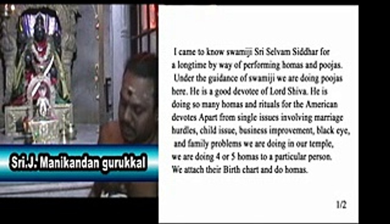 Speech about Siddhar Peedam Group of Temples and Swamiji Sri Selvam Siddhar-video20