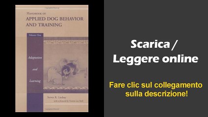 Handbook of Applied Dog Behavior and Training, Vol