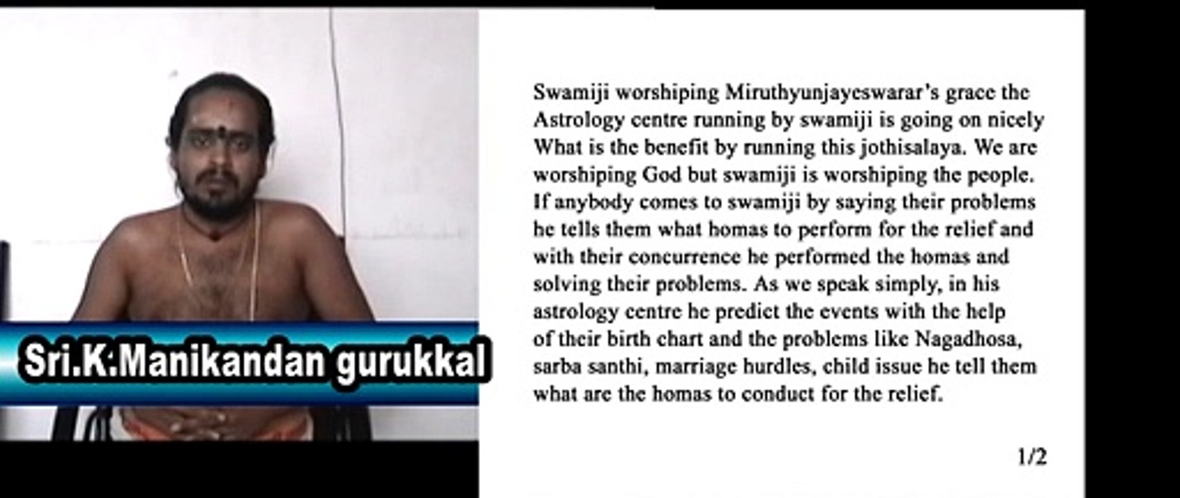 Speech about Siddhar Peedam Group of Temples and Swamiji Sri Selvam Siddhar-video21