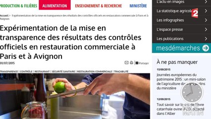 L'hygiène des restaurants - 2015/09/17