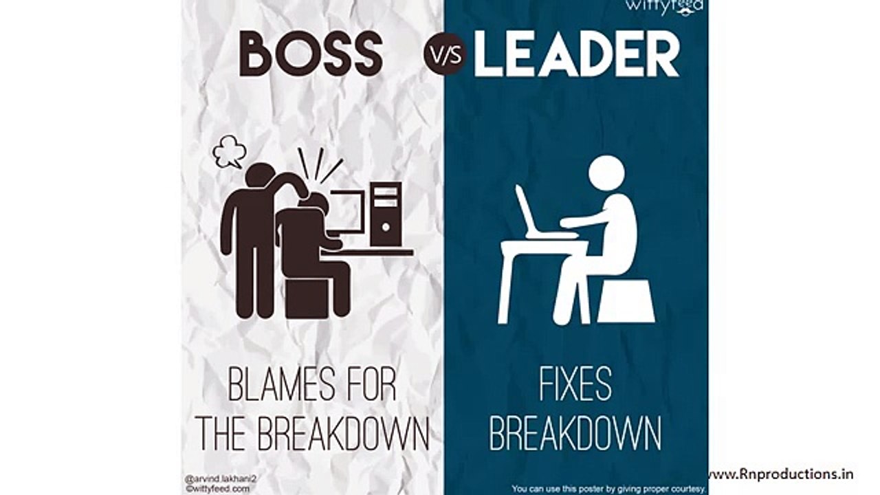 Boss v/s Leader  || FunderAndFounder