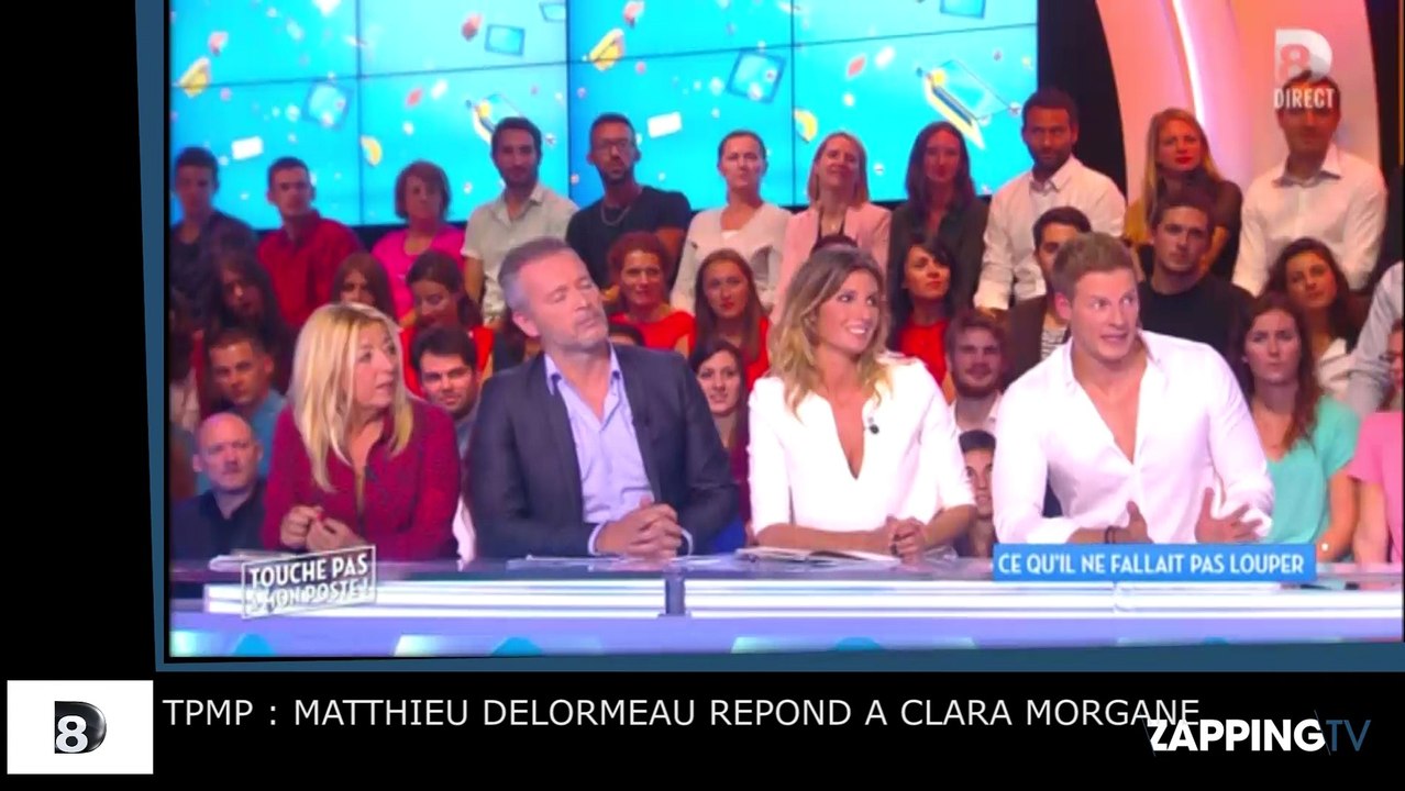 TPMP : Matthieu Delormeau répond aux critiques de Clara Morgane
