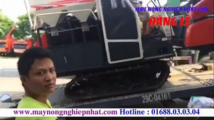 Tháng 9 2015 xuất bán tiếp máy gặt Kubota DC70 Đi thanh Miện Hải Dương