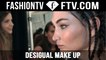 Makeup styling at Desigual Spring/Summer 2016 | New York Fashion Week | FTV.com