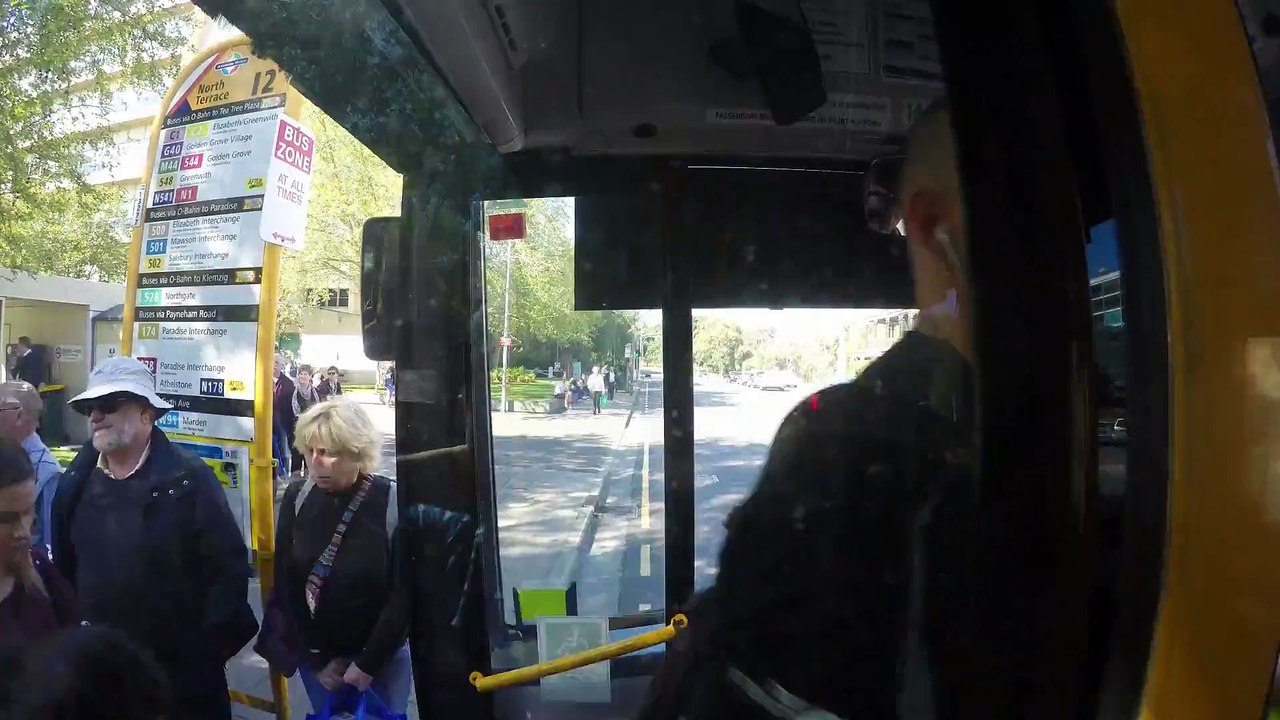 Adelaide City to TTP via O'Bahn Busway