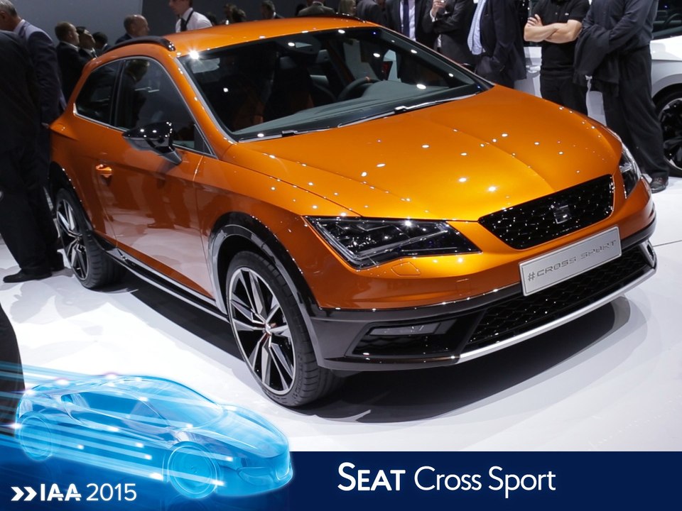 Seat Leon Cross Sport en direct du salon de Francfort 2015