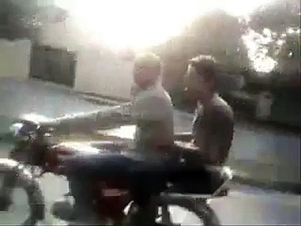 Funny Baba Accident During Stunt