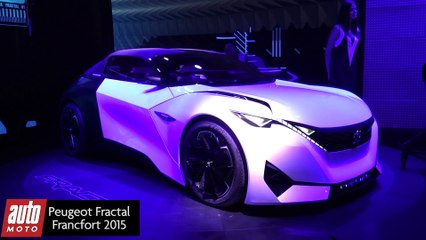 Peugeot Fractal : un concept électrisant au salon de Francfort