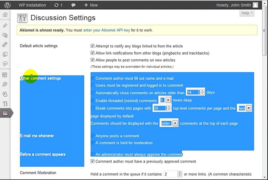 Controlling Spam in WordPress