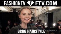 Hair styling at BCBGMAXAZRIA S/S 2016 Show | New York Fashion Week | FTV.com