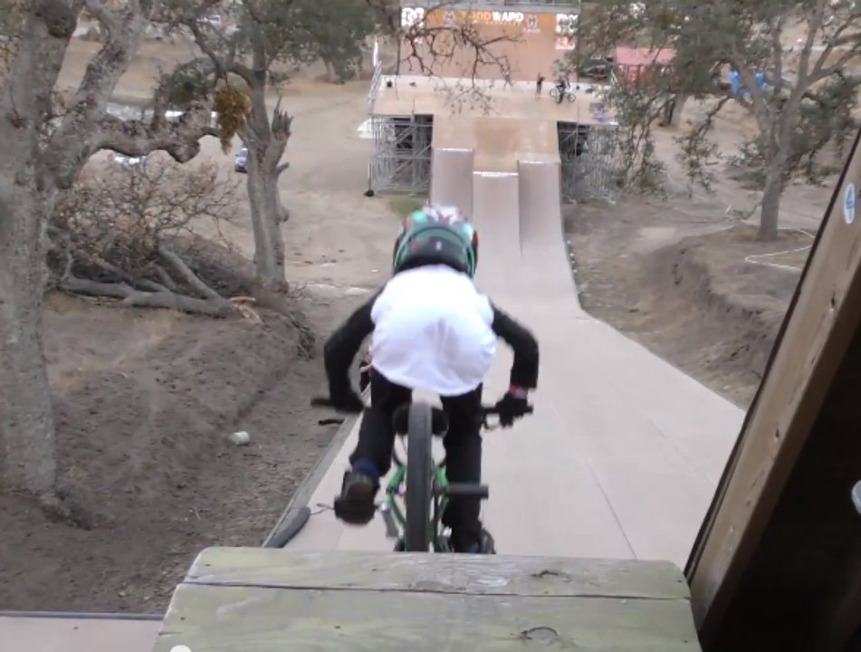 7-year-old Ryder Lawrence on a mega ramp !