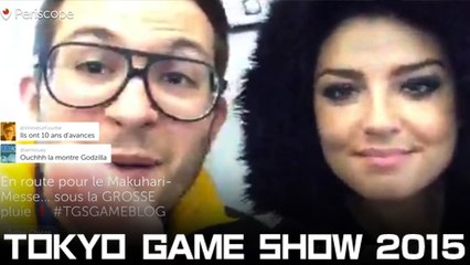 Carole et Julien arrive au Makuhari Messe