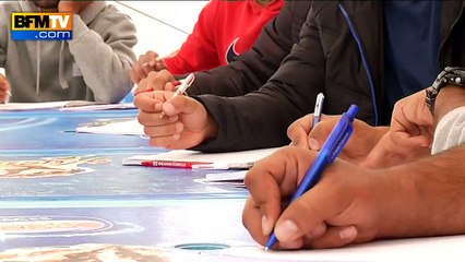 Cergy-Pontoise: l’apprentissage du français commence pour les réfugiés