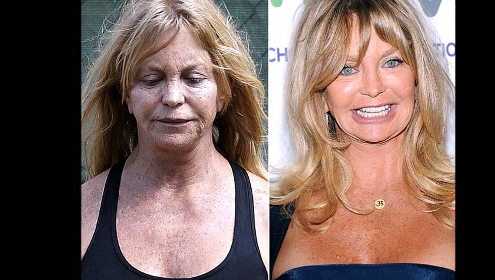 ⁣celebrities without makeup