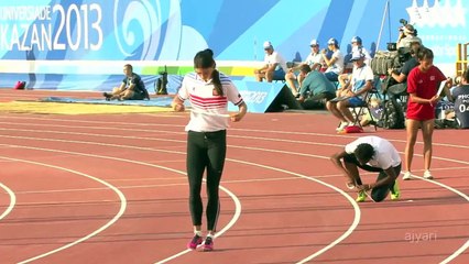 4x100 baton pass technique, Russian team