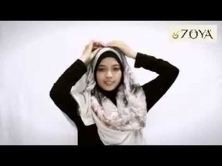 Hijab Style Zoya "Two Layers Scarf Chibi Claudia"