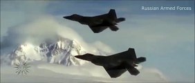SU-35 vs F-22 RAPTOR Fighters Battle