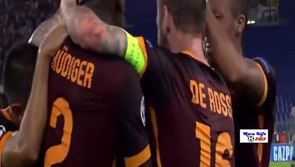 Alessandro Florenzi Amazing Goal vs Barcelona - AS Roma vs Barcelona 1-1