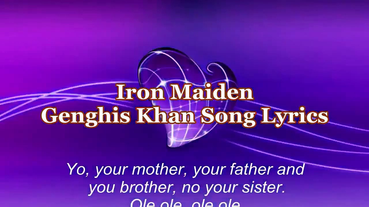 Iron Maiden – Genghis Khan Song Lyrics