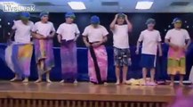 Fifth Grade Boys Steal Talent Show With Synchronized Swim Routine Skit