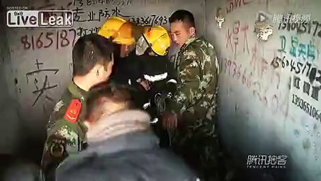 Man almost gets drowned after falling into shoulder deep shit pit